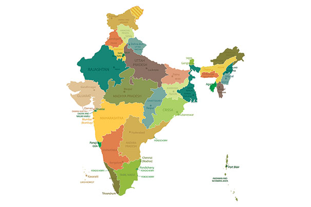 India states map