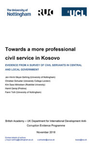 Phase 1 Kosovo report cover