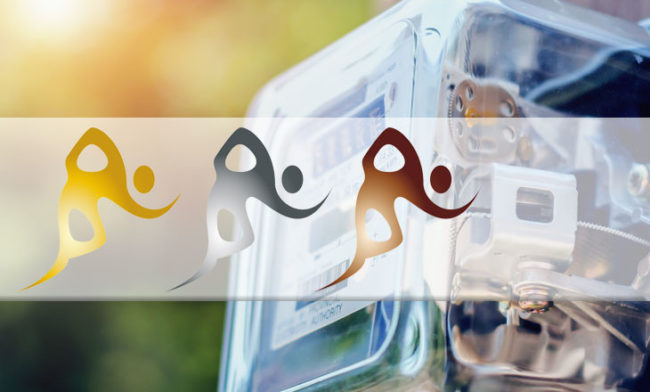 Pyman_header gold silver bronze runner images overlaid on electricity meter