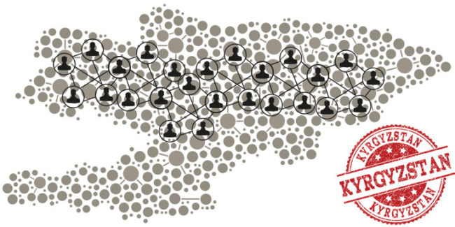 networks in shape of krygystan