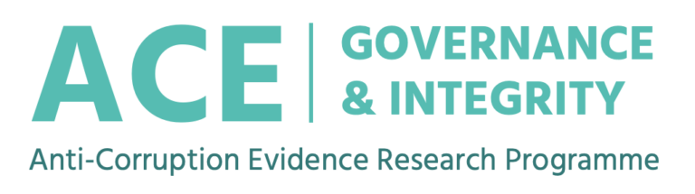 Governance & Integrity. Anti-corruption evidence research program
