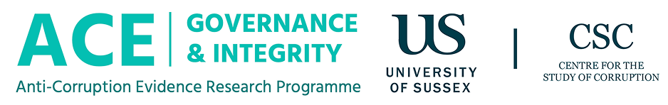Governance & Integrity Anti-Corruption Evidence